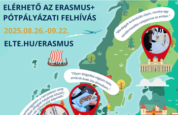 Erasmus+ pótpályázat szeptember 22-ig