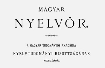 A Magyar Nyelvőr szerkesztőbizottságának állásfoglalása